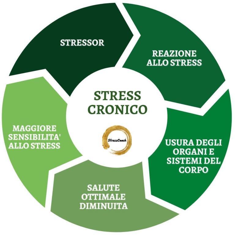 ciclo dello stress cronico e del distress