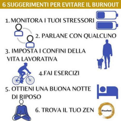 6 suggerimenti per evitare il burnout