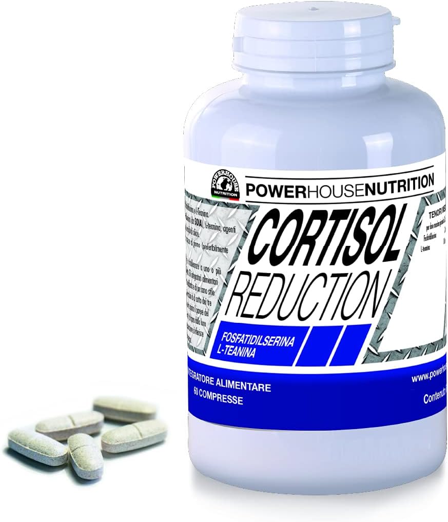 CORTISOL REDUCTION con Fosfatidilserina e Teanina | Integratore Alimentare 60 compresse