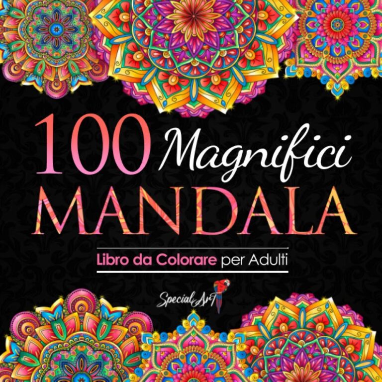 100 Magnifici Mandala da Colorare- Libro da Colorare per Adulti Ottimo passatempo antistress per rilassarsi con bellissimi Mandala da Colorare per Adulti Volume 3